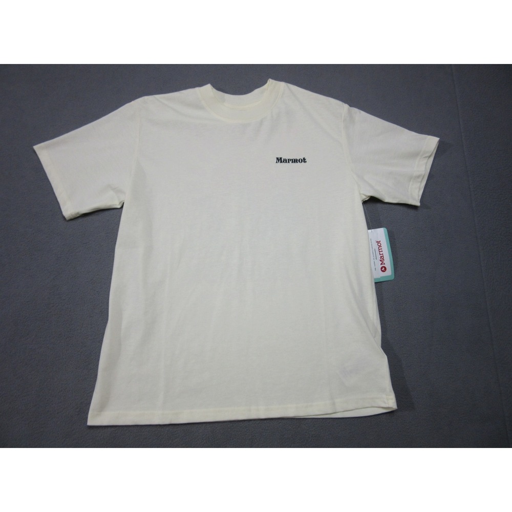 Marmot Shirt Womens Medium White Marmot Sunshine Tee NWT Papyrus Short Sleeve